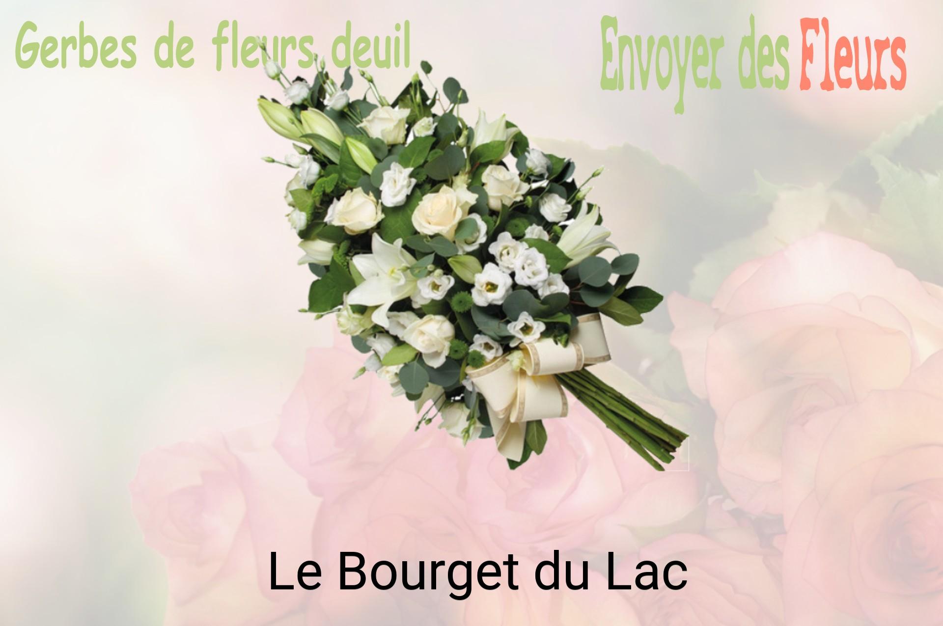 Gerbe de fleurs de deuil livrée à Le Bourget-du-Lac